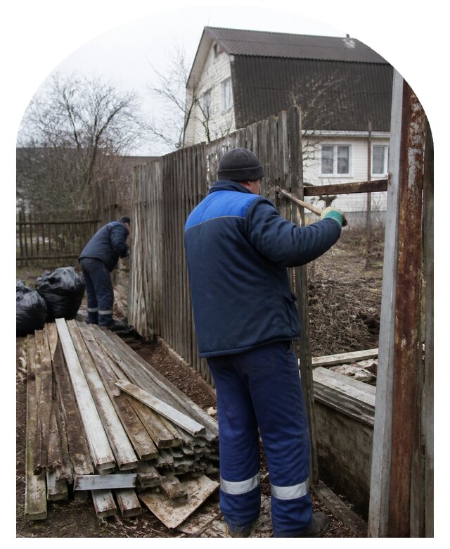 Демонтаж забора в Сарапуле по цене от 4646 р. | Метпроект-Срл